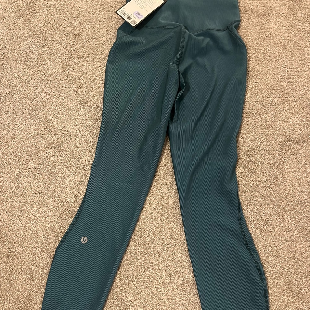 Lululemon Ribbed Running Leggings - Picture 2 of 8